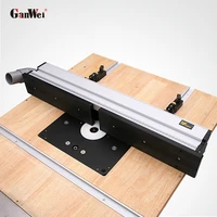 ganwei milling machine aluminium profile fence with sliding brackets tools wood work router saw table woodworking workbenches