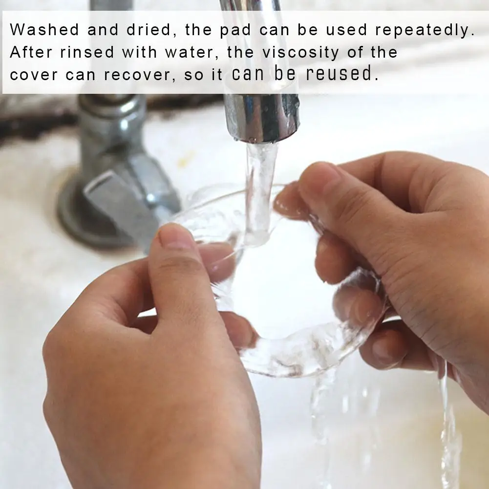 Автомобильные украшения Противоскользящий коврик прозрачные круглые клейкие