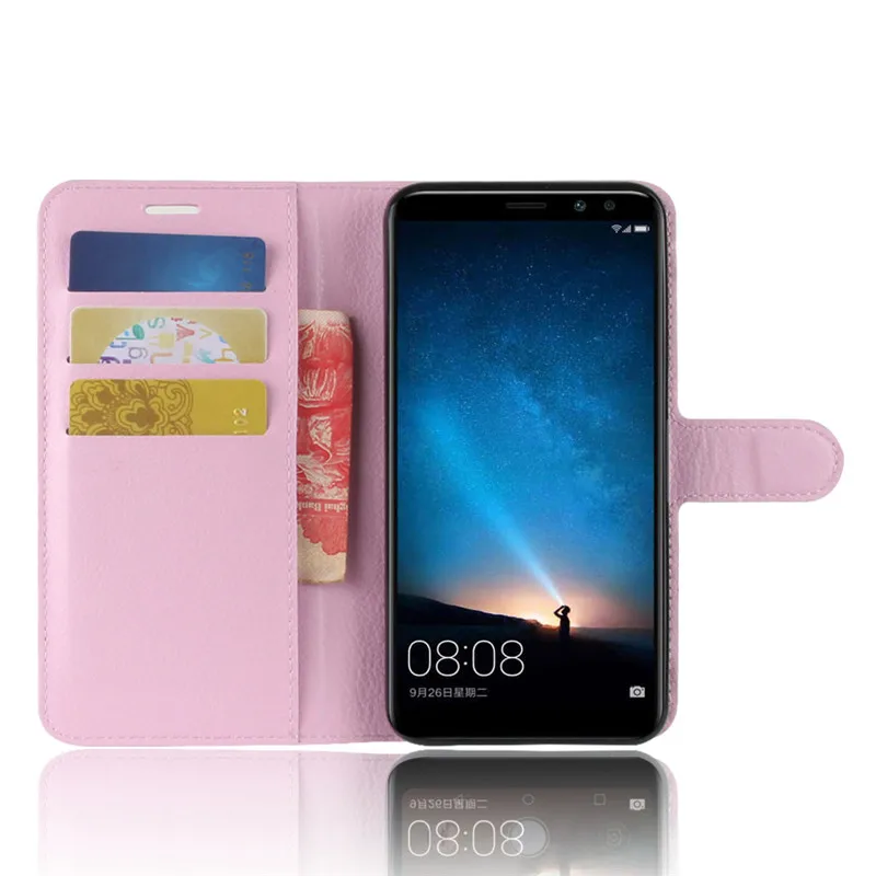 for huawei nova 2i case 5 9 inch luxury wallet pu leather phone case for huawei nova 2i nova2i rne l21 flip back cover bag free global shipping