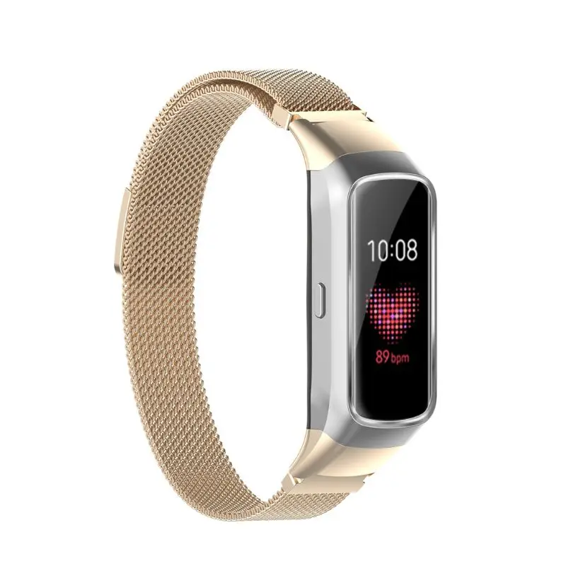 Магнитная Нержавеющая Сталь замена часы ремешок для samsung Galaxy fit SM-R370 браслет