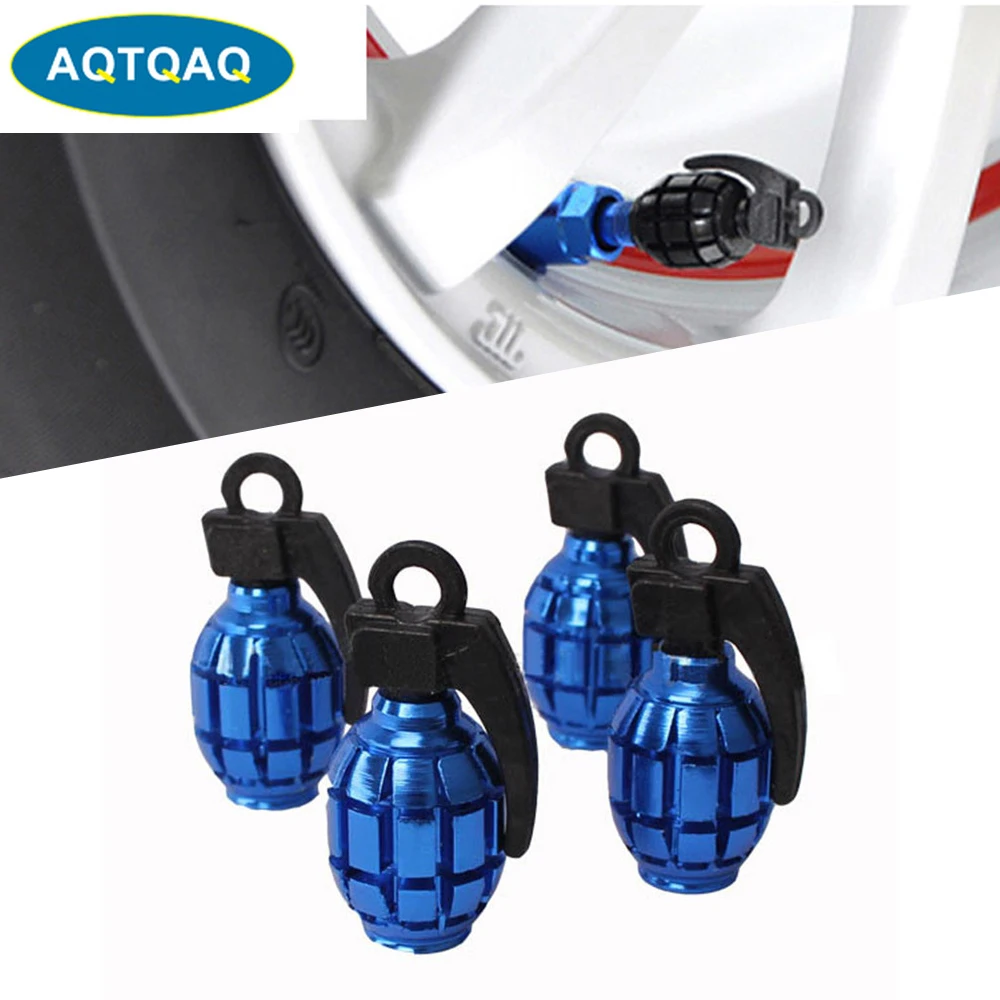 4 шт./компл. колпачки для автомобильных клапанов мотоциклов и велосипедов из