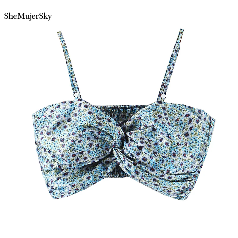 

Сексуальный укороченный топ SheMujerSky, женские укороченные эластичные топы с перекрестными углами, лето 2020, праздничная пляжная майка, женские...