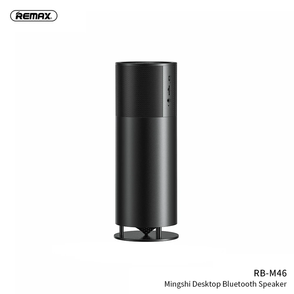 

REMAX Wireless Outdoor Speaker Subwoofer Audio Rechargeable Bluetooth Speaker Portable Column Stereo Music Box Outdoor Speaker