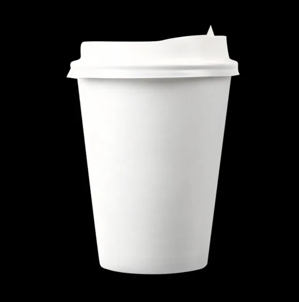 cup and lid 50 шт зеленое растение Бронзирующая одноразовая кофейная чашка 400 мл 500 мл бумажный стаканчик для Чая Сетка Красный холодный горячий напиток упаковка чашка с крышками - Цвет: cup and lid