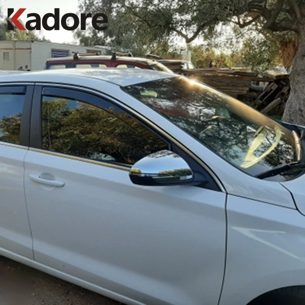 Для hyundai Solaris Accent ABS хромированная крышка зеркала заднего вида Отделка боковой двери зеркала крышка внешние аксессуары
