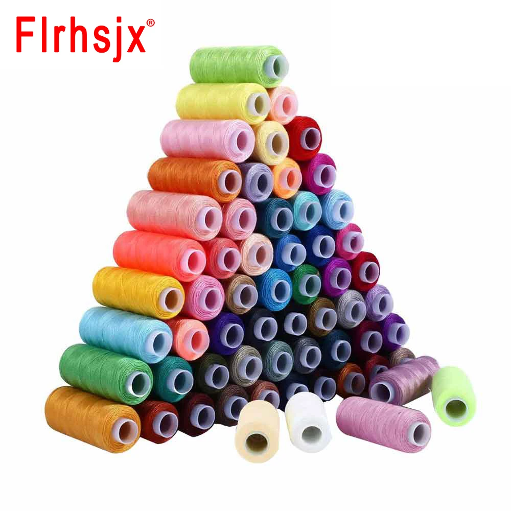 

60 Colors 250 Yard Sewing Threads Solid Practical Embroidery DIY Craft Polyester Multi Purpose Handmade Home Stitching