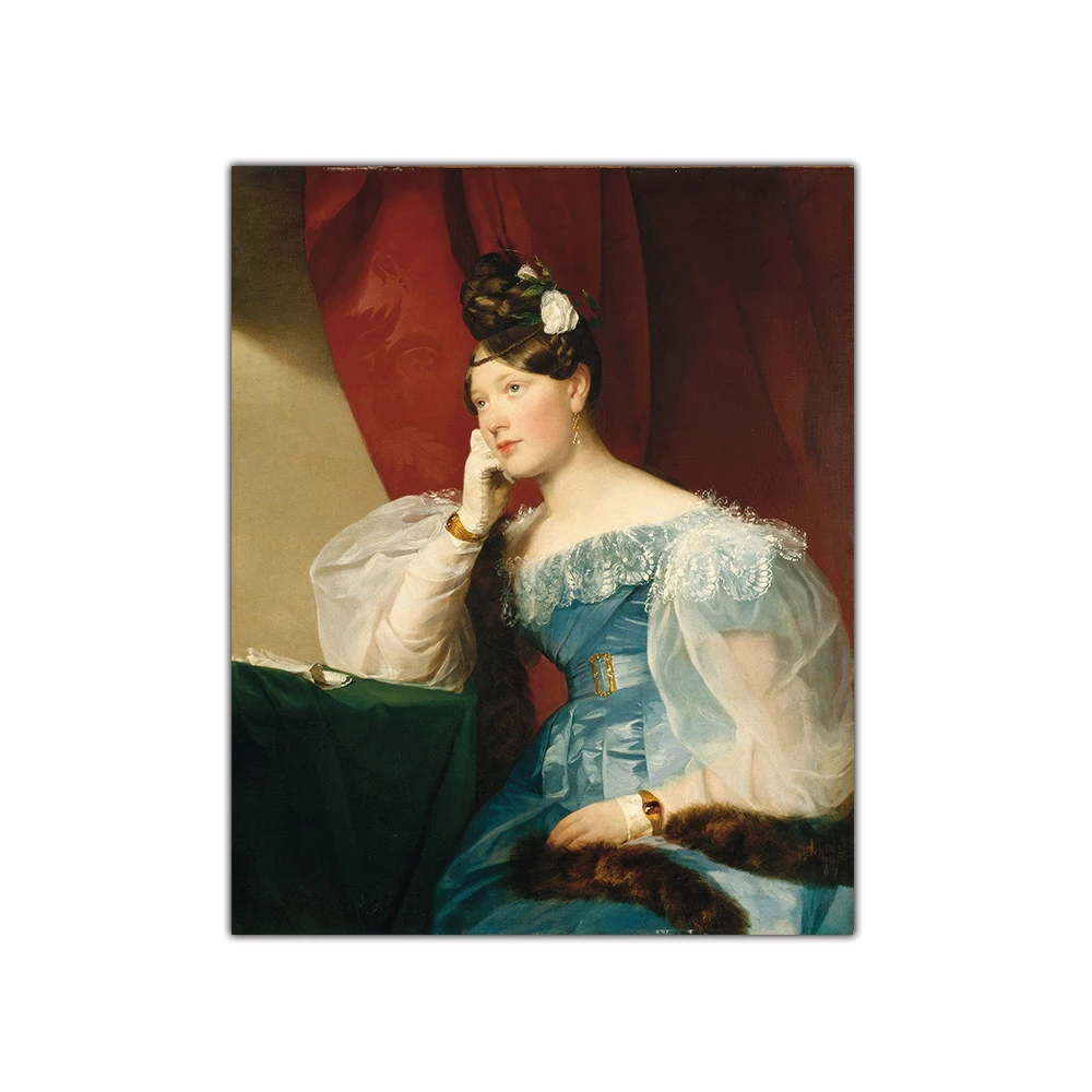 Цитон холст искусство Масляная живопись Фридрих фон амерлинг Julie Джули война Poster