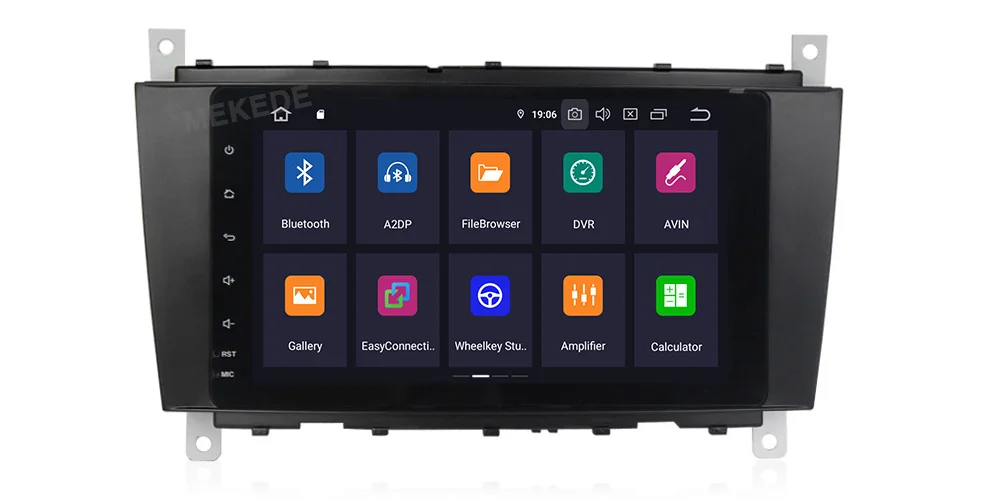 PX5 Android 9,0 автомобильный DVD для Mercedes/Benz C Class W203 2004-2007 c200 C230 C240 C320 C350 CLK W209 Восьмиядерный 4G ram 32G rom