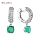 Женские серьги 2021 тренд из родированного серебра 925