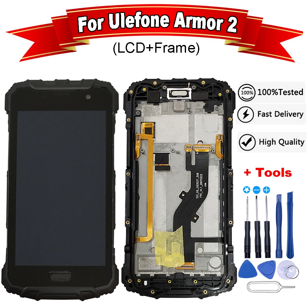 5 0 &quotдюймов для Ulefone power 2 ЖК-дисплей Дисплей кодирующий преобразователь