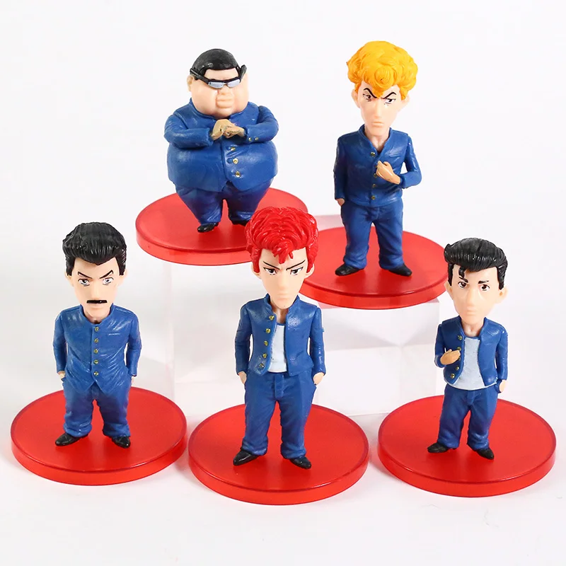 

5pcs/set Slam Dunk Sakuragi's Gang Hanamichi Sakuragi Youhei Mitou PVC Figures Toys