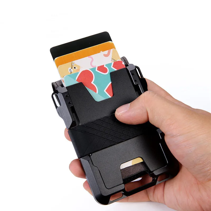 Bycobecy 2020 мужской и женский RFID кошелек умный ID держатель для карт высокое качество