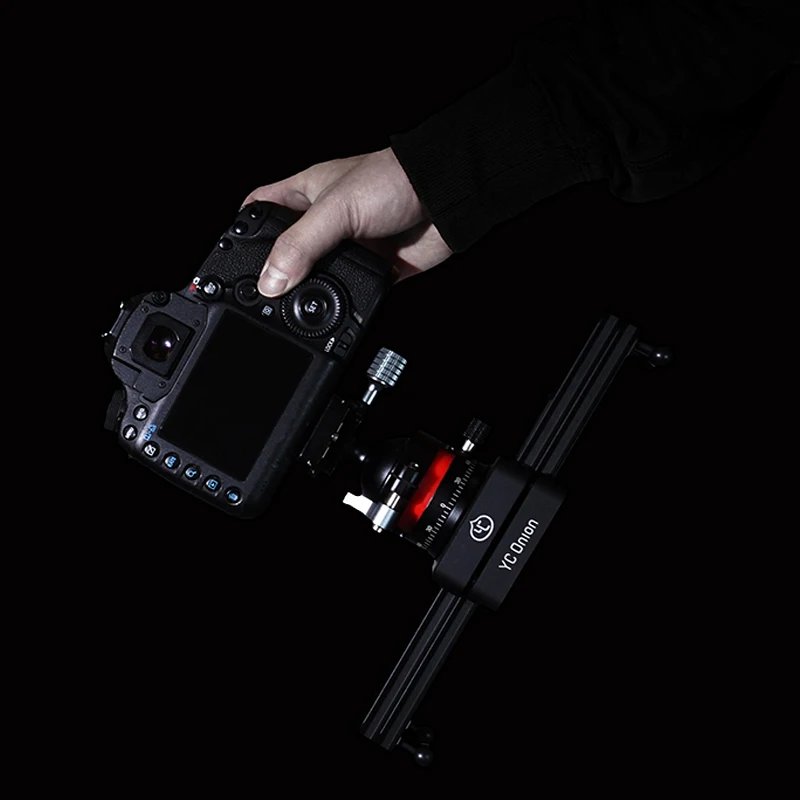 YC направляющая для камеры 9 &quot/23 см Регулируемая Мини тележка DSLR смартфона