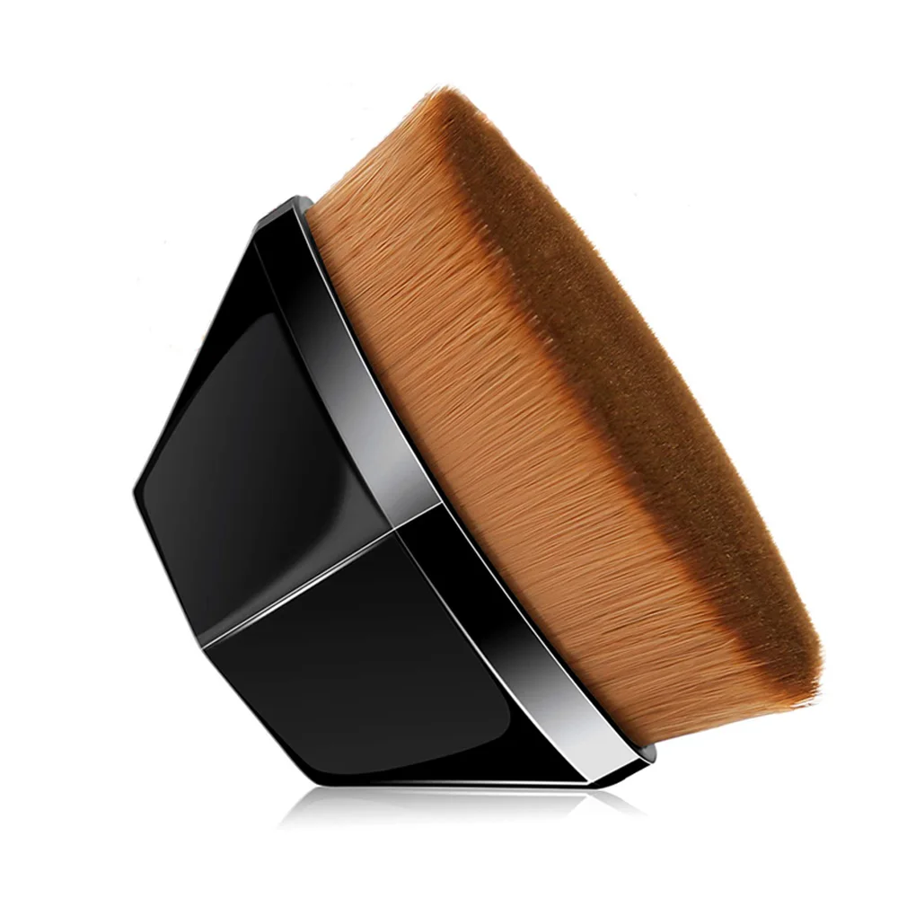 

Foundation Makeup Brushes Petal-Shaped Flat Top Kabuki Brush for Blending Liquid, Cream or Flawless Powder Cosmetics Tool