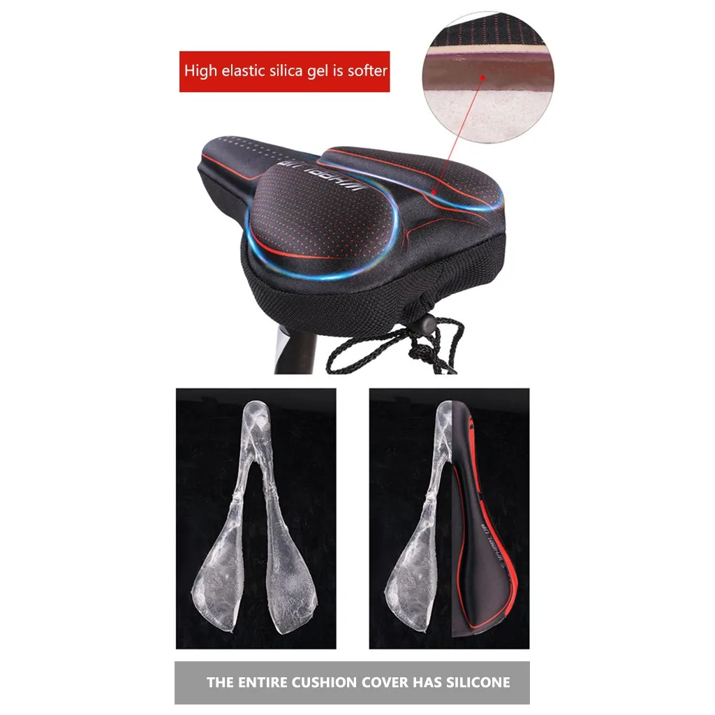 Чехол для велосипедного седла высокоэластичное 3D покрытие из пенополиуретана и