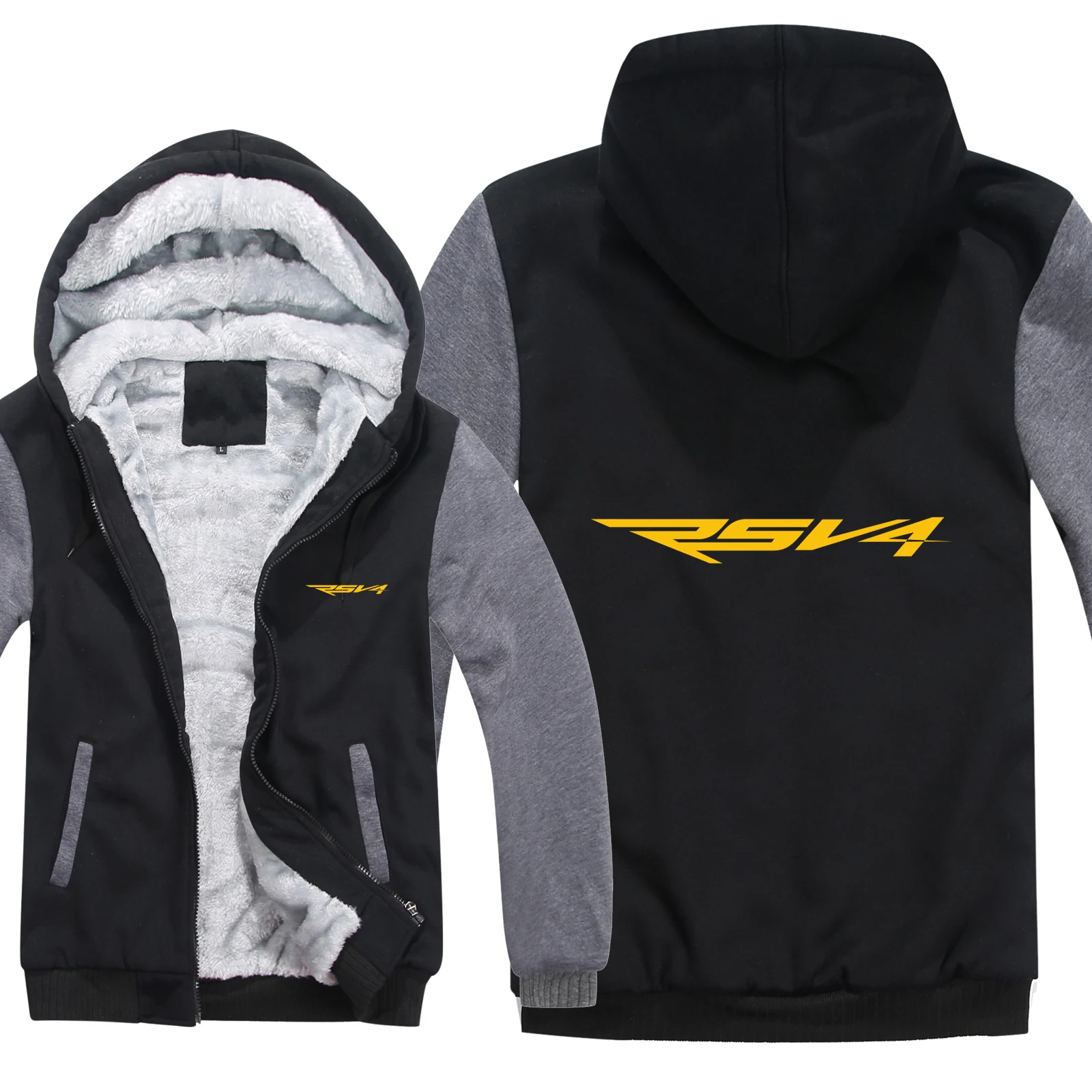 

Motorcycle Aprilia RSV4 Hoodies Casual Men Fashion Wool Liner Jacket RSV4 Sweatshirts Men Coat Pullover HS-014