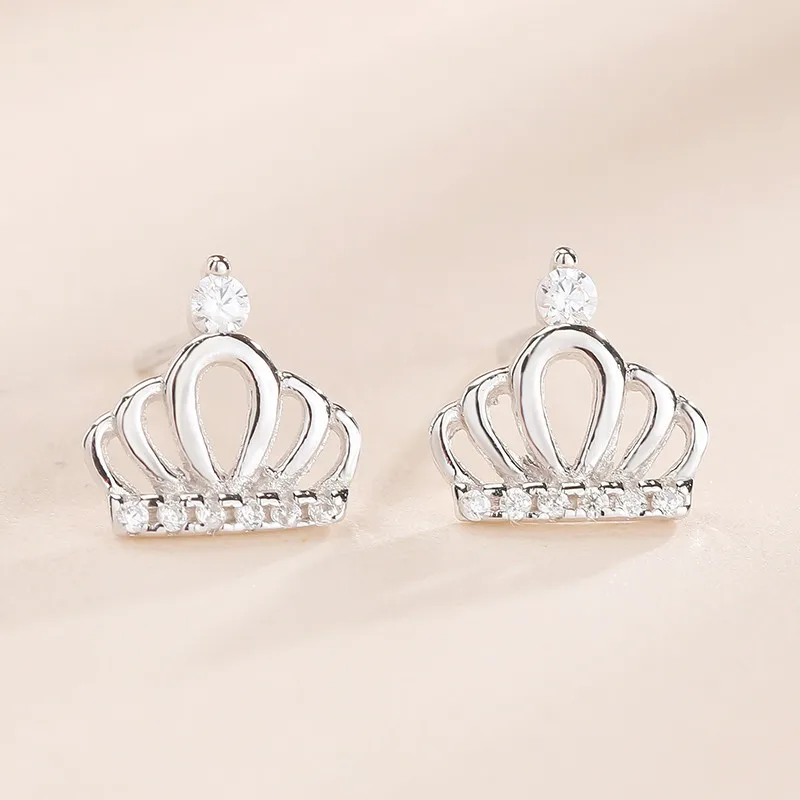 Гипоаллергенные серьги-гвоздики из стерлингового серебра 925 пробы с