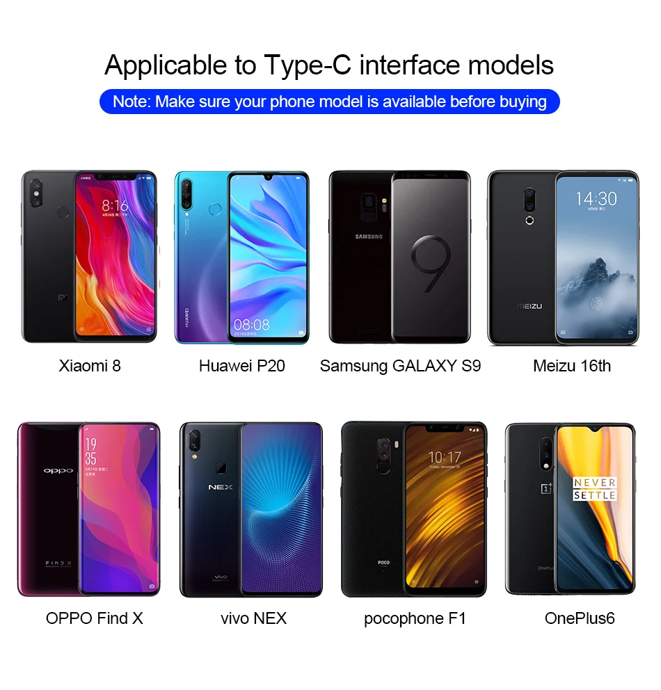 Usb-кабель USLION type C для быстрой зарядки устройств samsung Galaxy S10 S9 S8 Plus Xiaomi Mi 5s redmi k20 pro