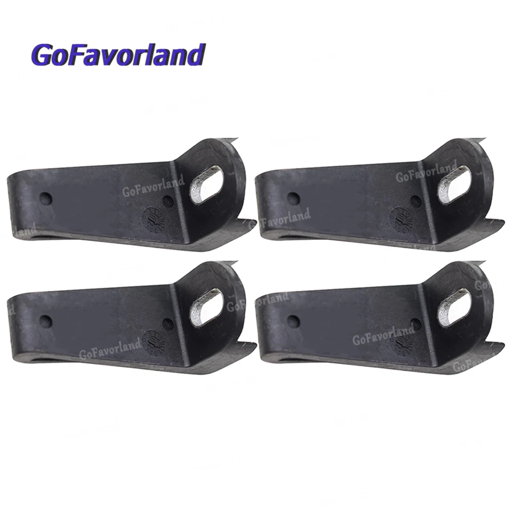 4Pcs Front left Or Right Headlight Mount Bracket Support Black 4E0941455 For Audi A8 S8 D3 D4 2003-2013