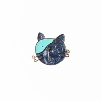 cute animal brooch pin cat badge brooches for women lapel pins for backpacks jeans shirt bag jewelry wholesale