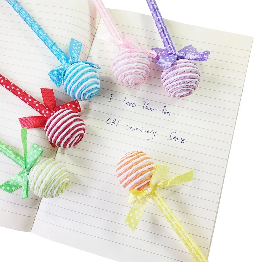 36 шт./лот Новая новинка ручки на палочке для офиса и учебы Мультяшные Красочные