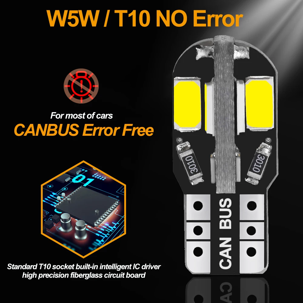 T10 Led Canbus W5W 168 194 сигнальная лампа Автомобильные фары лампы для Nissan Qashqai J10 J11 Note Tiida X