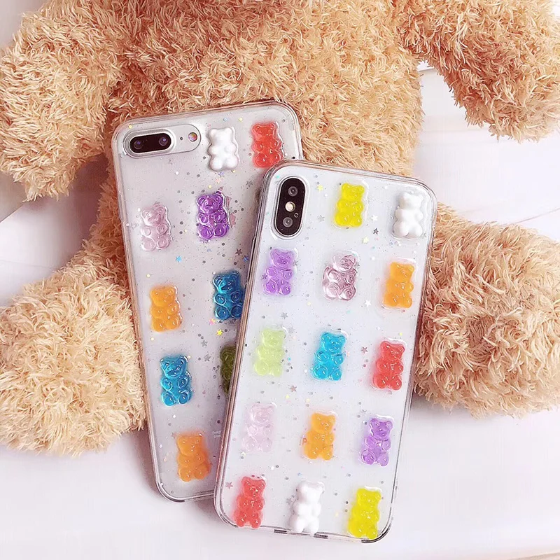 Милый Блестящий 3D чехол для телефона huawei p40 p30 lite p20 pro mate 20 30 40 Pro honor30 8x 9A Nova 5T