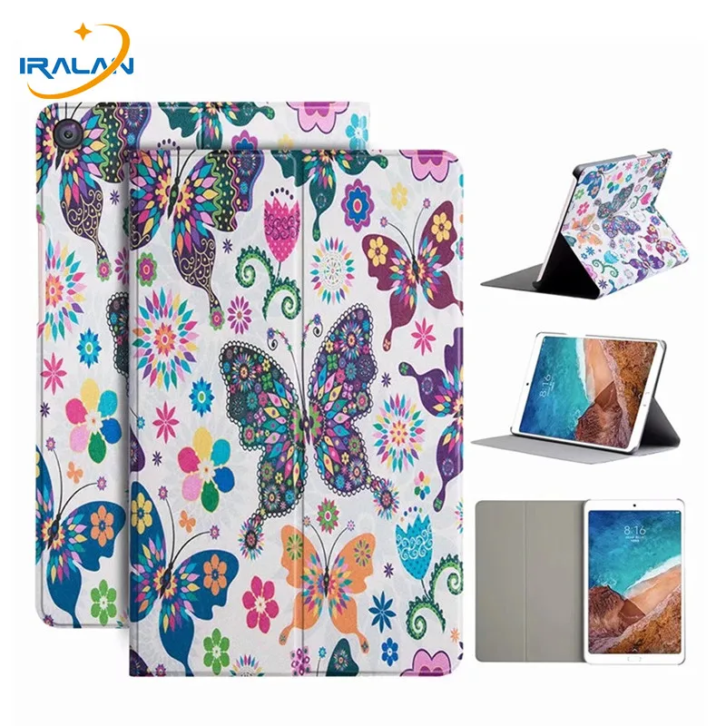 

New Painted PU Leather Flip Case For Xiaomi Mipad 4 8 2018 Magnet Smart Cover for Mi pad 4 Pad4 8 inch+Film+Stylus