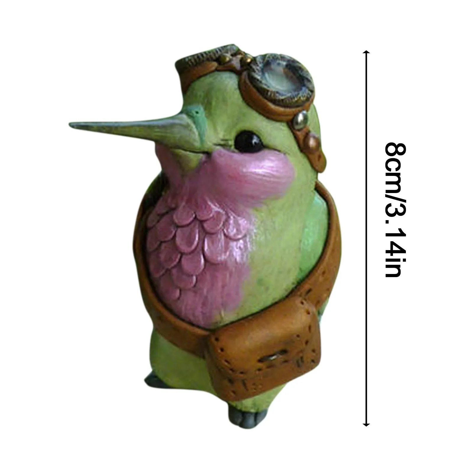 

Messenger Bird Steampunk Hummingbird Collectible Figurines Miniature Handmade Decor Simulation Art Decoration