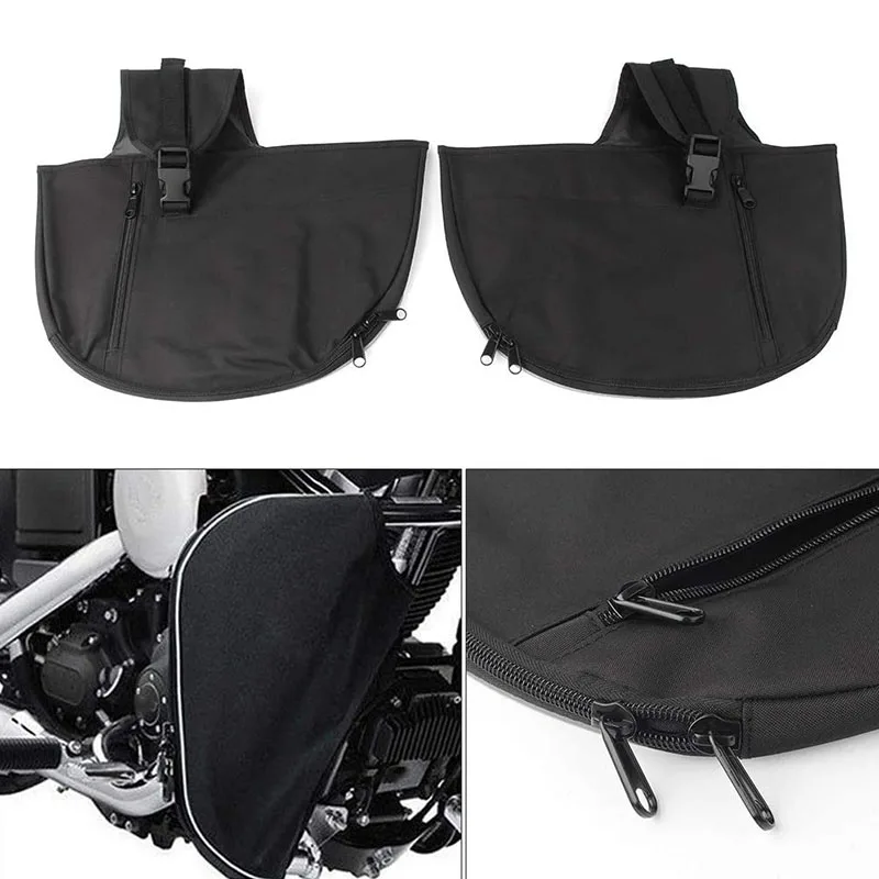 

Motorcycle Engine Guard Lower Chap Leg Warmer Bags for Dyna FXD, FXDB, FXDC, FXDL 2006-2017