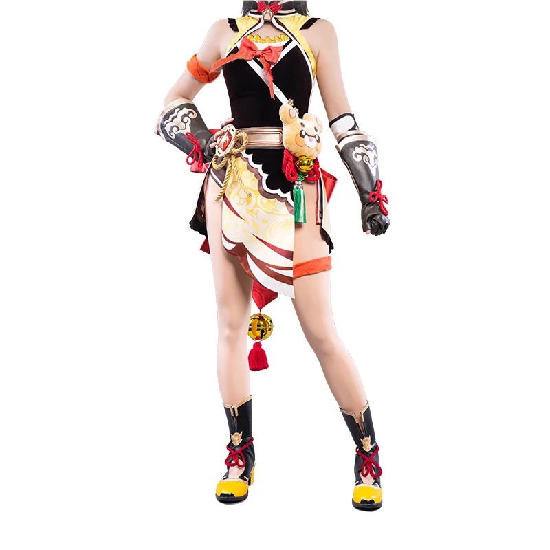 

Pre-sale UWOWO Xiang Ling Cosplay Genshin Impact Xiangling Costume Game Exquisite Delicacy New Outfit Halloween Costumes