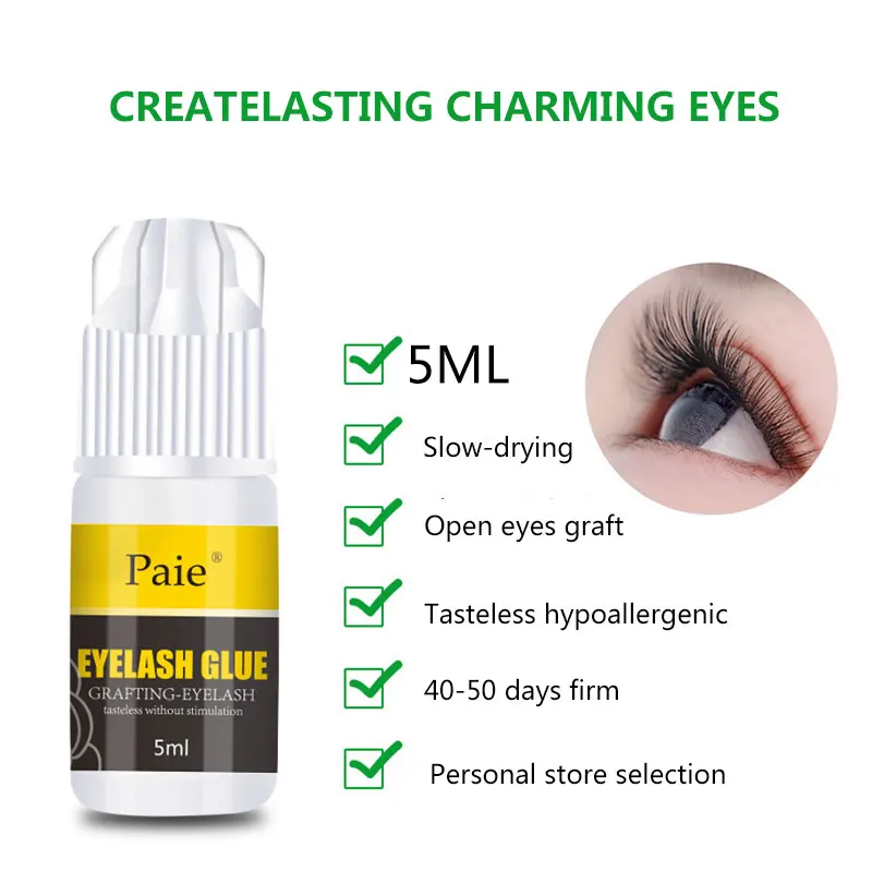 1 шт. Профессиональный Сильный клей для ресниц Прививка ресницы безвкусные не