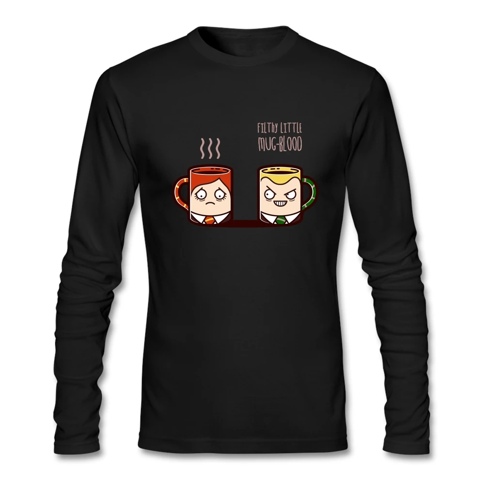 Мужская футболка с принтом кружки и крови футболки на заказ хлопковые костюмы