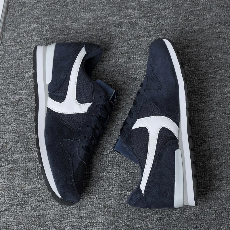 Valstone/мужские кроссовки из натуральной кожи Весенние дышащие Нескользящая