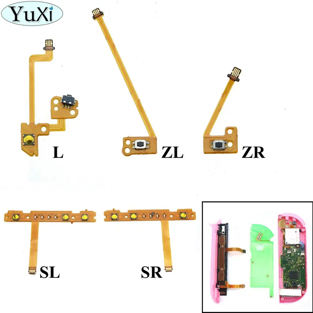 

YuXi Replacement For Nintend Switch Joy-Con ZR ZL L SL SR Button Key Ribbon Flex Cable For NS repair cable