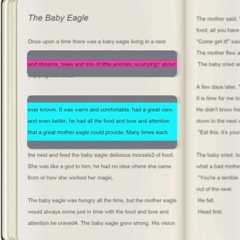 

12 Pieces Guided Reading Highlight Strips with 2 Sizes Colored Overlay Highlight Bookmarks for Teacher Supply Guided
