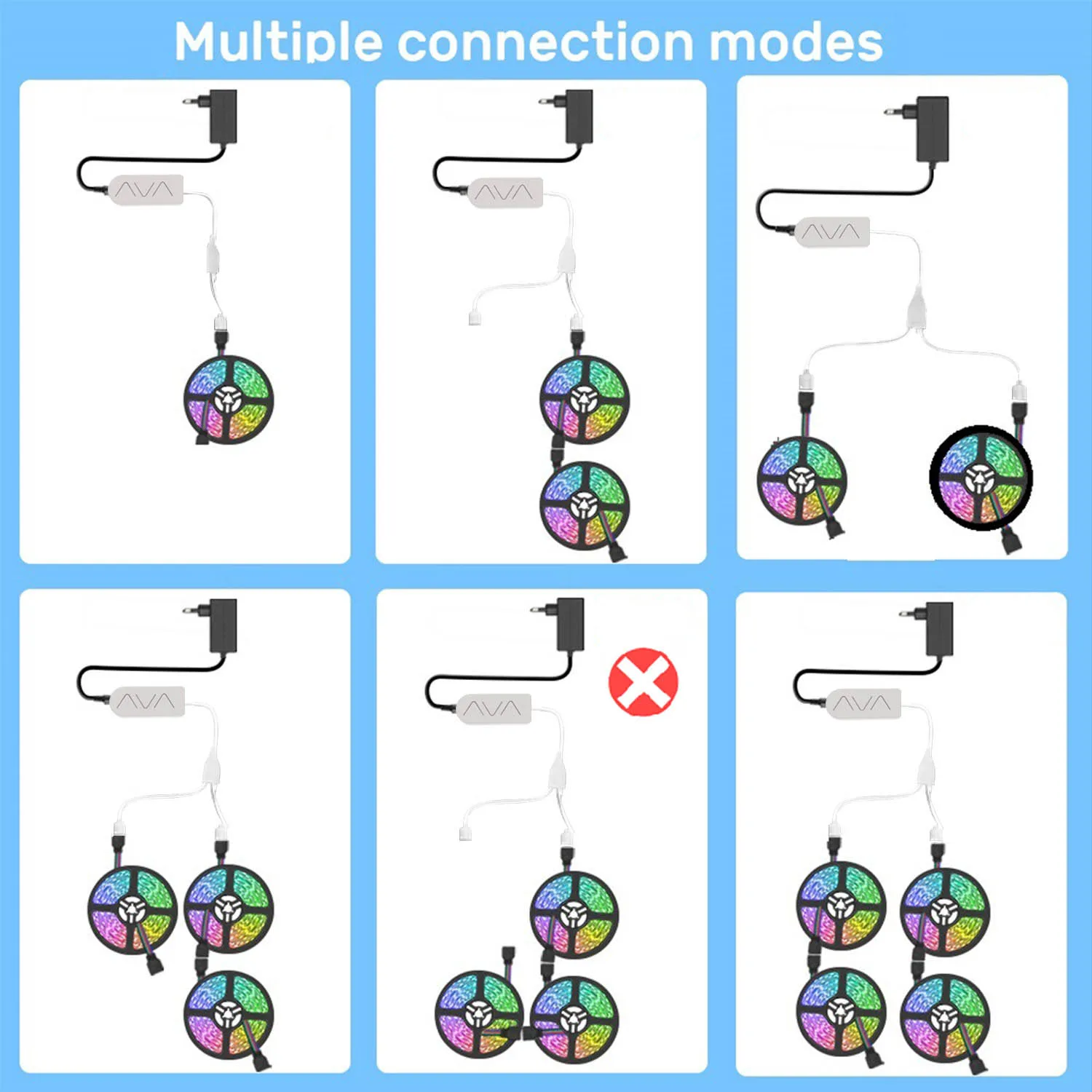 

Bluetooth LED Lights Strip Room Decorations Flexible Neon Lamp Waterproof RGB Tape with Controller Music Lighting Light 20M 15M