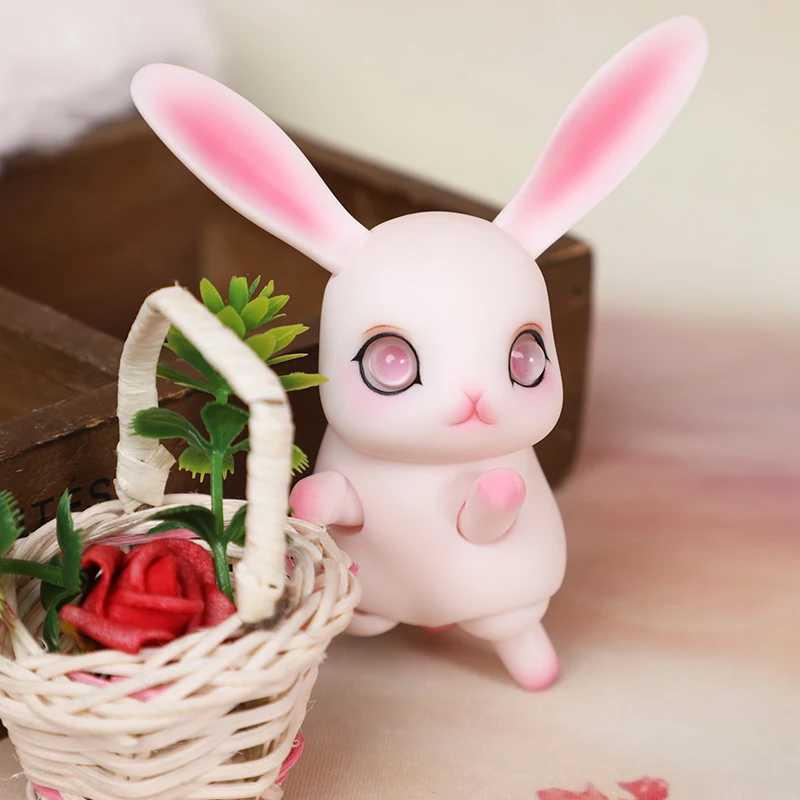 1/12 BJD Кукла SD кукла торт кролик Рубин домашнее животное ухо конечности подвижная