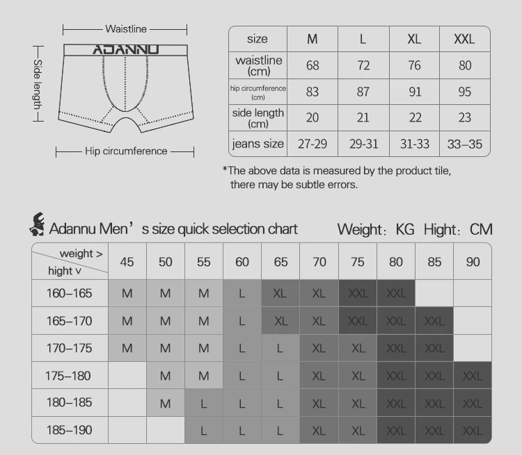 CMENIN Men Underwear Boxer Men's Boxers Male Panties Boxers Breathable Underpants Solid Shorts Cueca Comfortable Homme AD125
