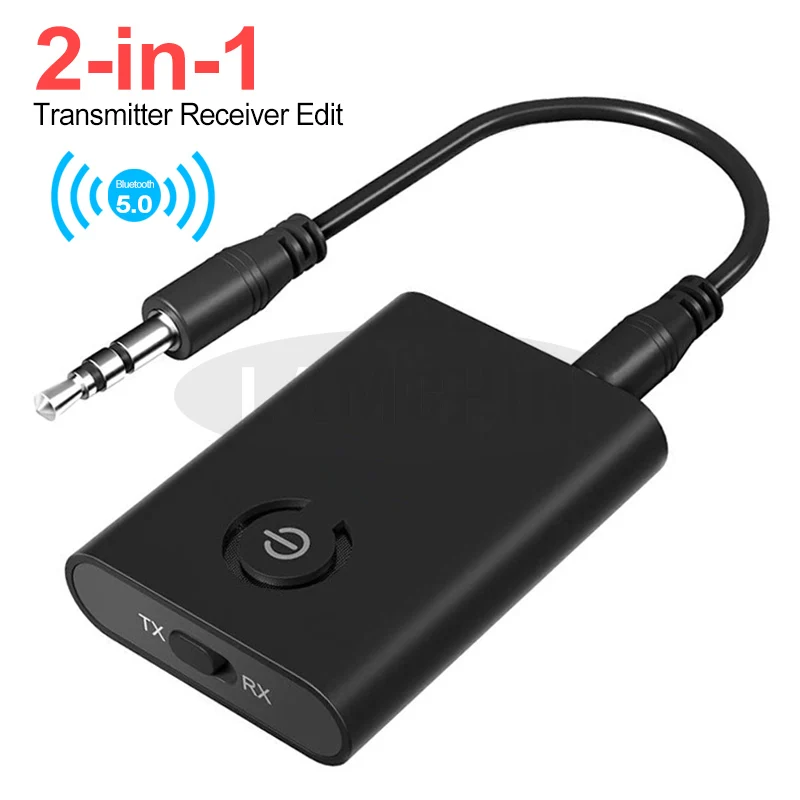 

Bluetooth Receiver HIFI Noise Reduction Bluetooth Transmitter For Speaker with Audio 3.5mm Jack Wireless Bluetooth 5.0 Adapter