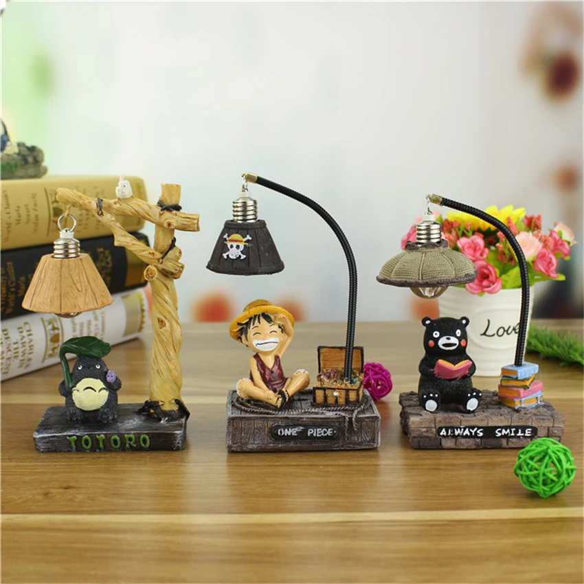 Миньоны Тоторо ночной Светильник для дома аниме семья светодиодный ночник s