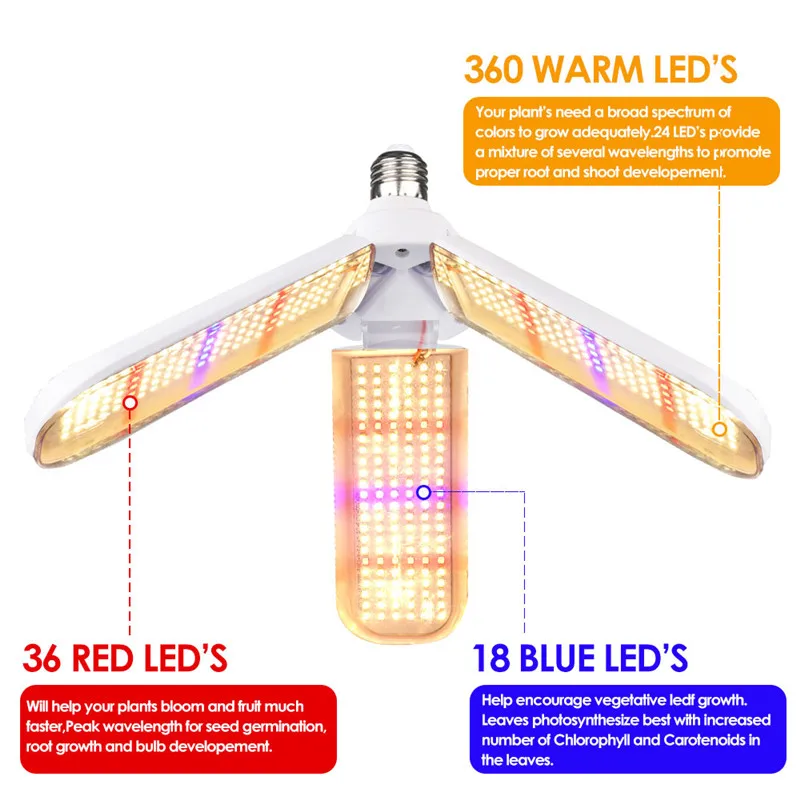 Фитолампа полного спектра с цоколем E27 150 Вт|Промышленные LED-лампы| |
