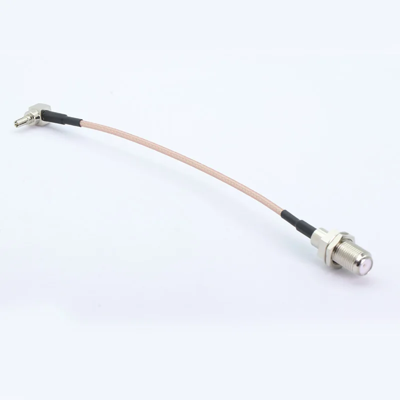 

100pcs/lot F to CRC9 Cable F Female to CRC9 Male Right Angle RG316 Pigtail Cable 15cm/50cm/100cm for Huawei 3G/4G USB Modem