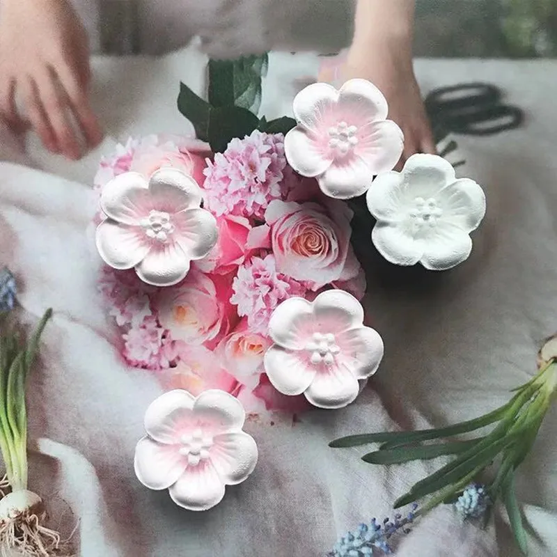Sugarcraft Сакура Вишневый цветок силиконовые формы инструменты для украшения торта