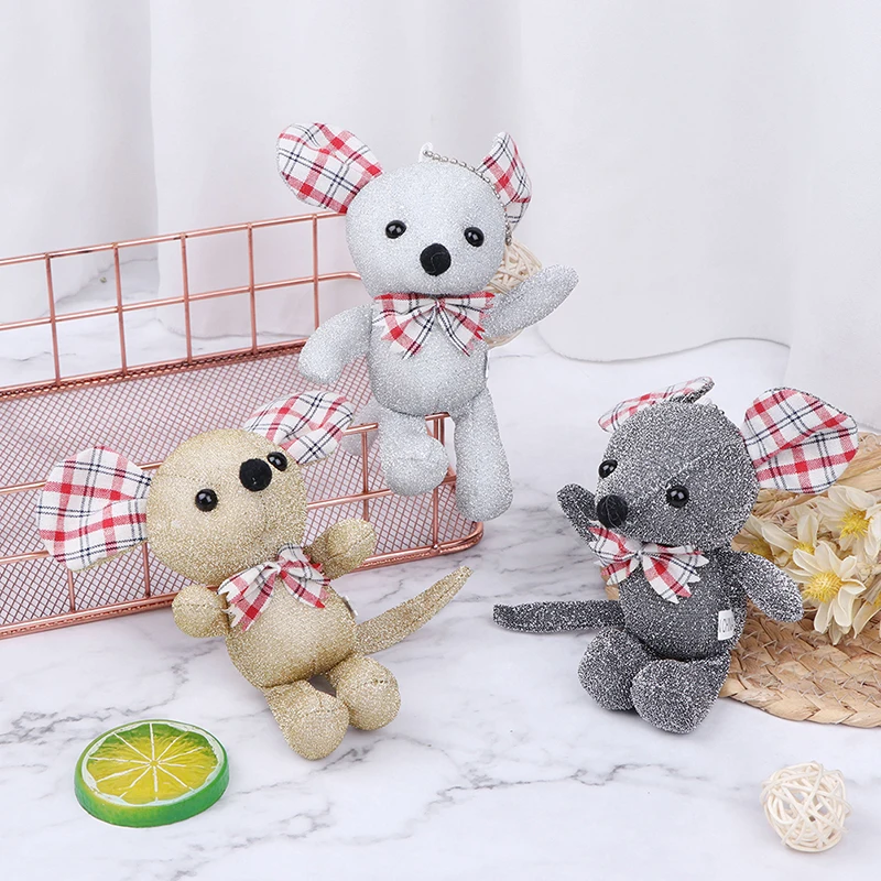 Кавайная милая мягкая Мини Крыса плюшевая мультяшная маленькая мышка кукла для