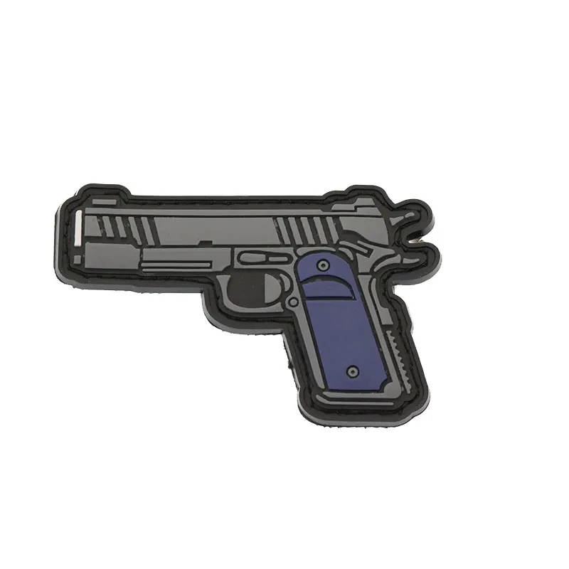 Значок военного оружия из ПВХ 1911 военный тактический значок торговой марки