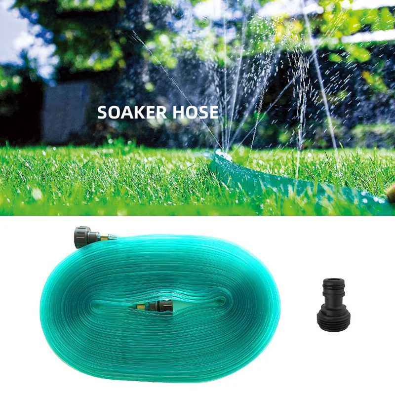 

PVC Hose Lawn Sprinkler Pipe with 3/4 Connector 12 Meters Lawn Hose Lawn Watering KI