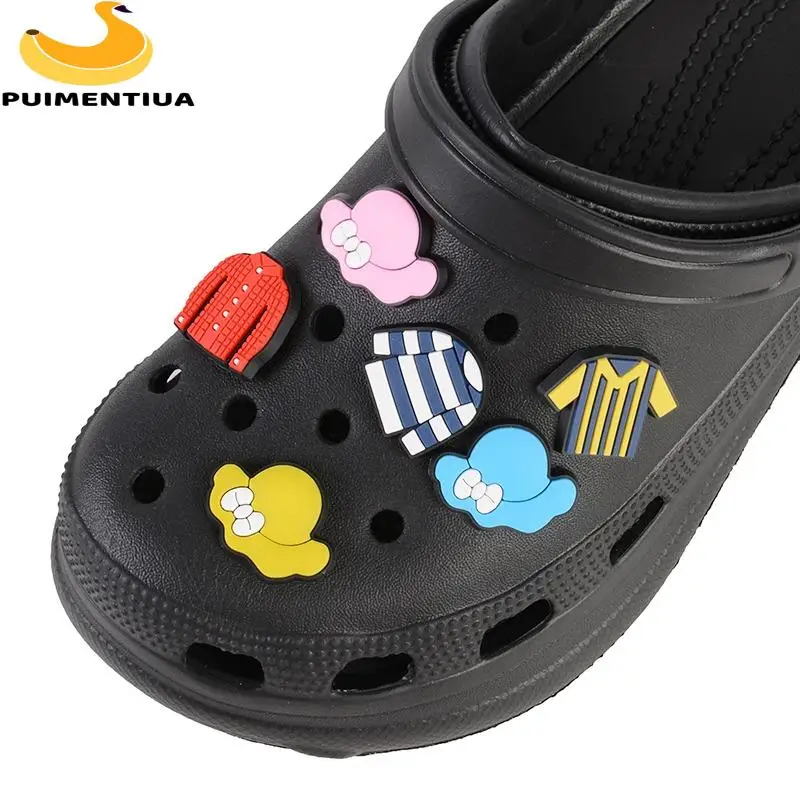 

Free Shopping 9PCS Clothing Accessories for Crocs Charms Designer Cute Children Shoes Decorations Wholesale for Crocs Jibz