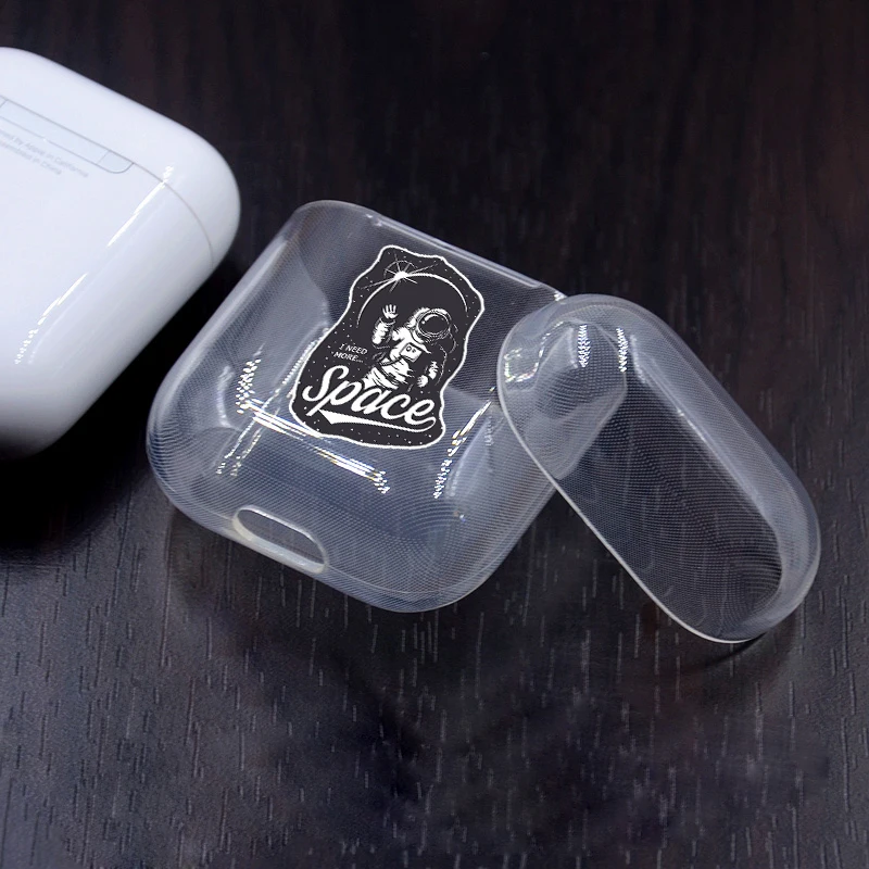 Simple Cute AirPods Case For Apple airpods Case Luxury Cartoon Hard Don't Touch Airpods Case in Bluetooth Earphone Accessories