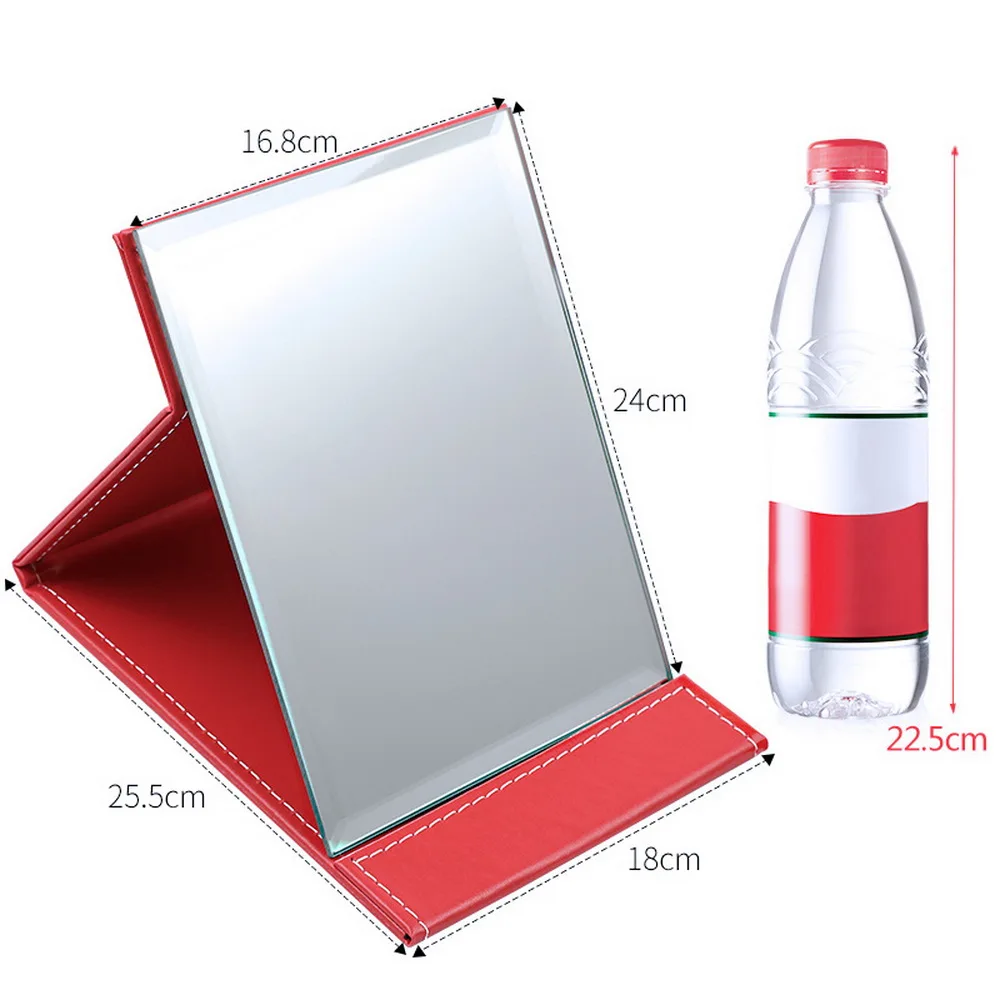 1 шт. складное ультратонкое косметическое зеркало прямоугольное для макияжа